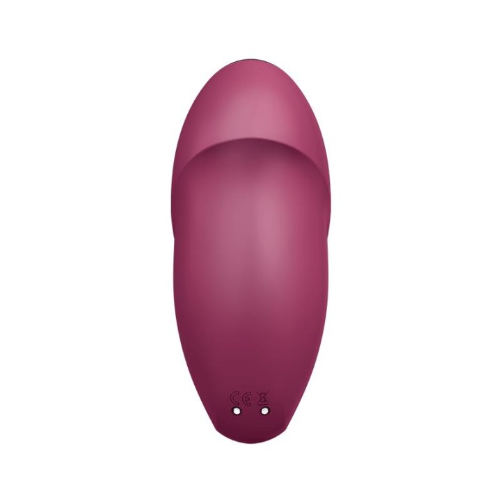 SATISFYER - TAP & CLIMAX 1 LAY-ON VIBRATOR RED