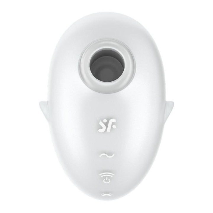 SATISFYER - CUTIE GHOST LAY-ON VIBRATOR WHITE