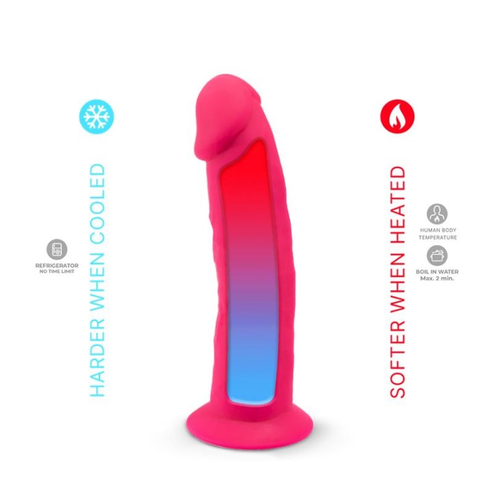 SILEXD - REALISTIC PENIS MODEL 2 PINK + REMOTE CONTROL LRS 17 CM