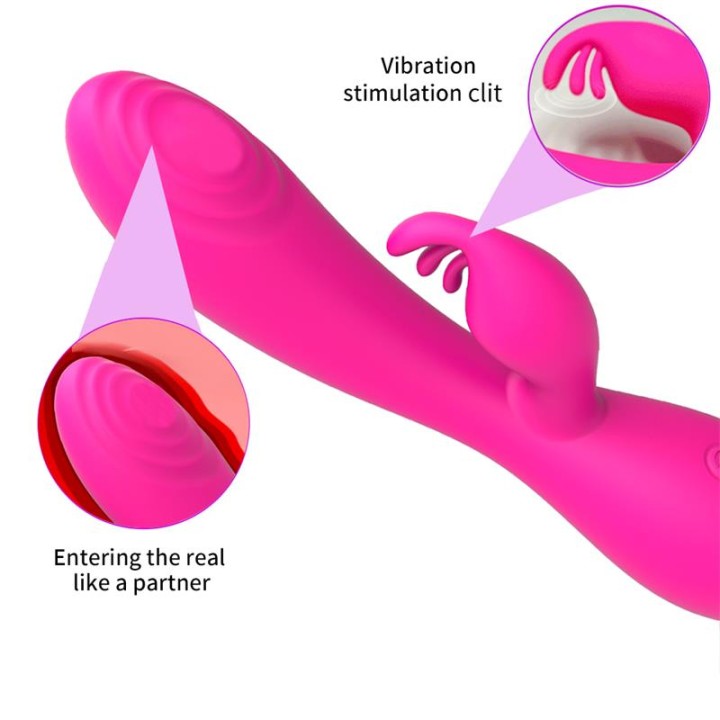 NALONE - MAGIC STICK RABBIT VIBRATOR - PINK