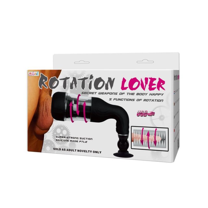 BAILE - ROTATION LOVER AUTOMATIC MASTURBATOR WITH SUPPORT