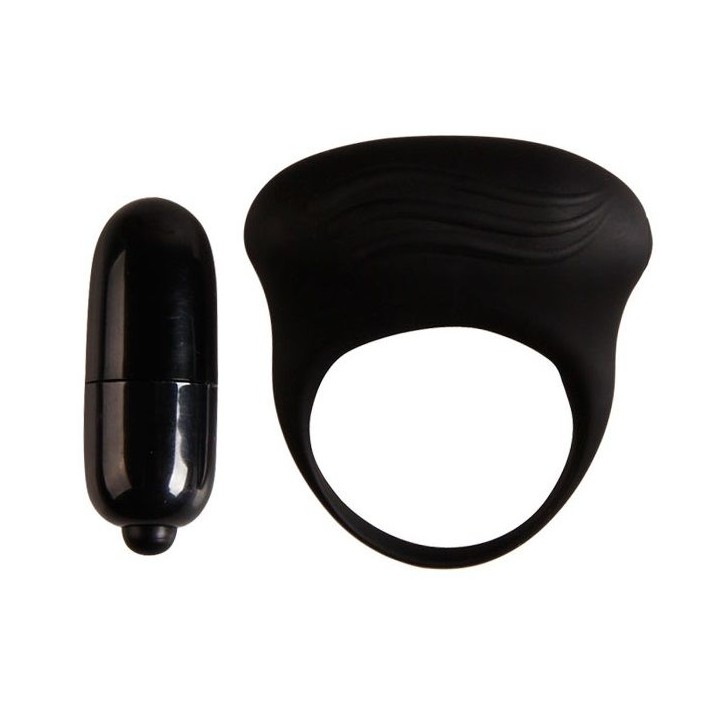 PRETTY LOVE - BERTRAM BLACK VIBRATOR RING