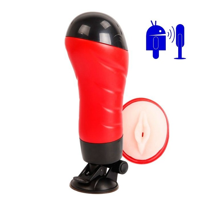 CRAZY BULL - VAGINA WITH VOICE MASTURBATOR BASE