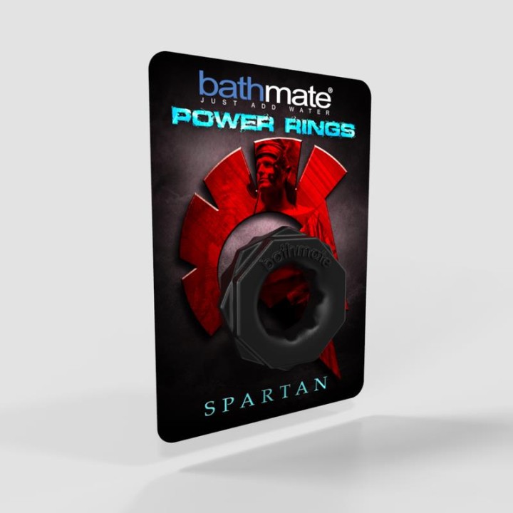 BATHMATE - SPARTAN BLACK PENIS RING