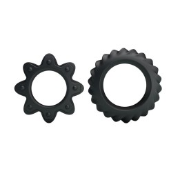 BAILE - KIT 2 RING FLOWERING SILICONE RINGS