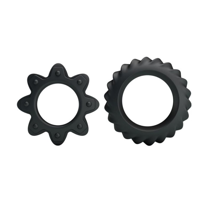 BAILE - KIT 2 RING FLOWERING SILICONE RINGS