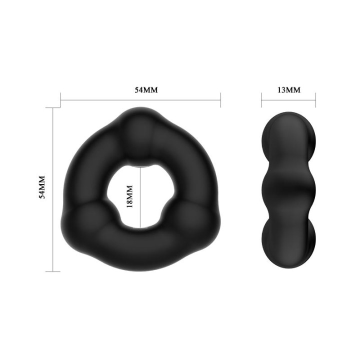 CRAZY BULL - SUPER SOFT SILICONE RING WITH NODULES