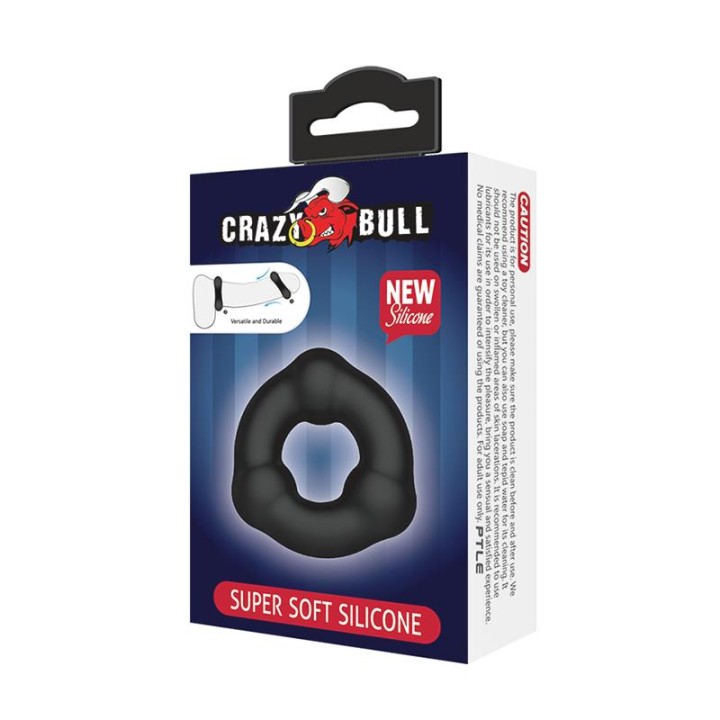 CRAZY BULL - SUPER SOFT SILICONE RING WITH NODULES