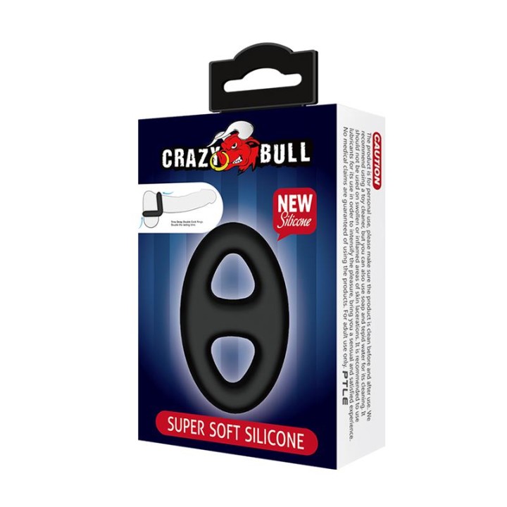 CRAZY BULL - DOUBLE OVAL SILICONE RING