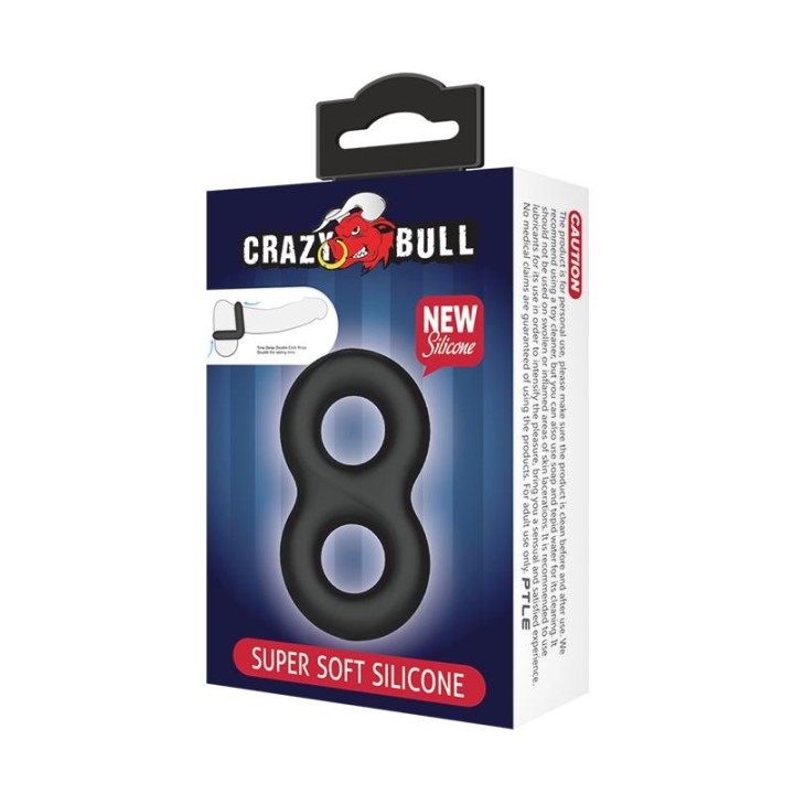 CRAZY BULL - DOUBLE INFINITY SILICONE RING