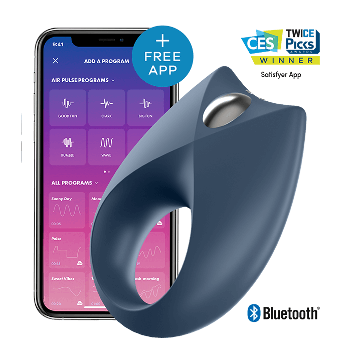 SATISFYER - POWERFUL ROYAL ONE RING VIBRATOR APP
