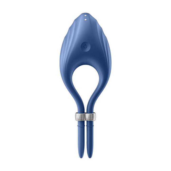 SATISFYER - DUELIST RING VIBRATOR BLUE