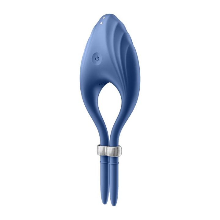 SATISFYER - DUELIST RING VIBRATOR BLUE