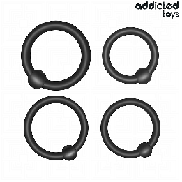 ADDICTED TOYS - SET OF PRESSURE SILICONE RINGS