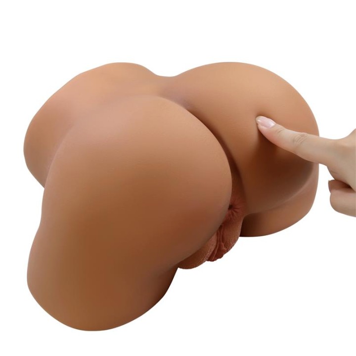 CRAZY BULL - SOPHIA REALISTIC FEMALE BUTT VIBRATOR AND SUCKER WITH SOUND 5.5 KG
