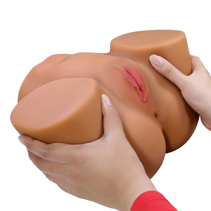 CRAZY BULL - SOPHIA REALISTIC FEMALE BUTT VIBRATOR AND SUCKER WITH SOUND 5.5 KG