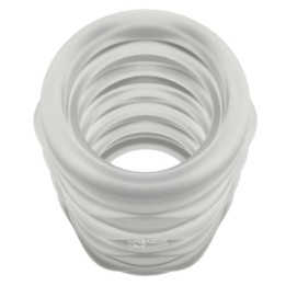 ROMP - MOSH TRANSPARENT MALE MASTURBATOR WITH 6 CM REVERSBLE SHEATH