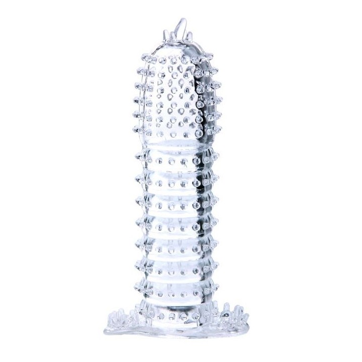 BAILE - PENIS SHEATH WITH PINK STIMULATING POINTS 14 CM