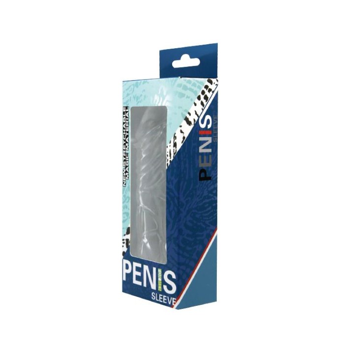 BAILE - PINK STIMULATING SILICONE PENIS COVER 13 CM