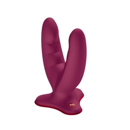FUN FACTORY - RYDE DOUBLE DILDO WINE RED
