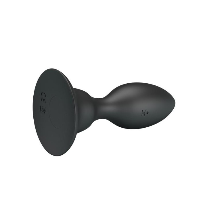 MR PLAY - ANAL PLUG WITH VIBRATION BLACK REMOTE CONTROL