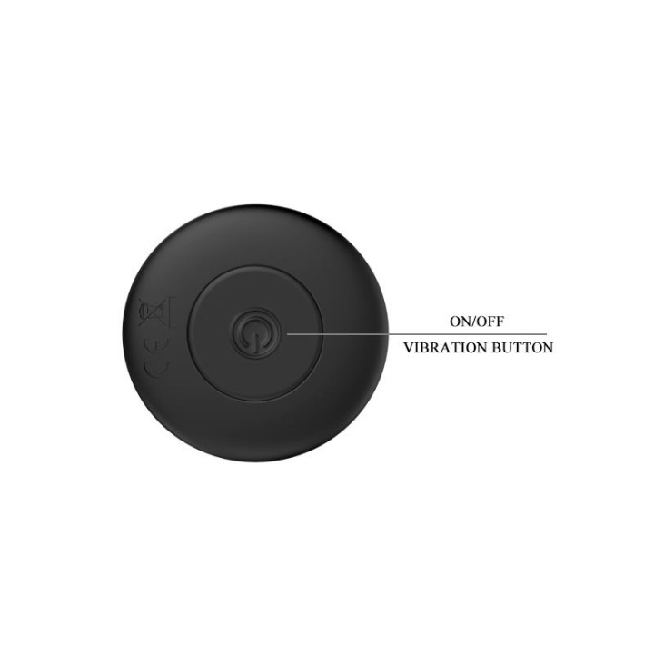 MR PLAY - RECHARGEABLE BLACK VIBRATOR ANAL PLUG