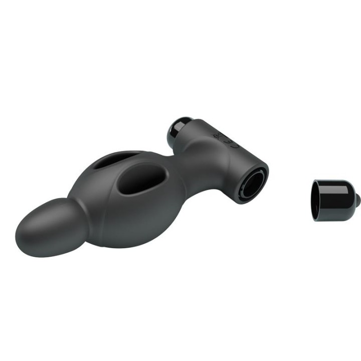 MR PLAY - SILICONE ANAL PLUG WITH VIBRATION