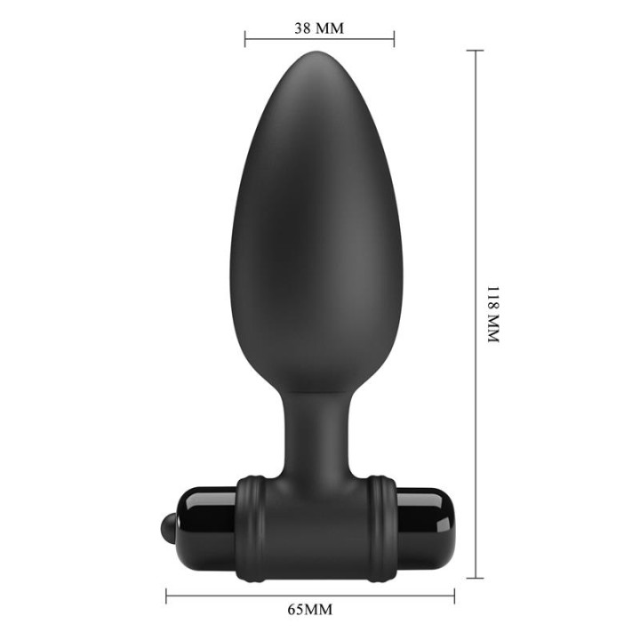 MR PLAY - SUPER POWER ANAL PLUG WITH VIBRATION