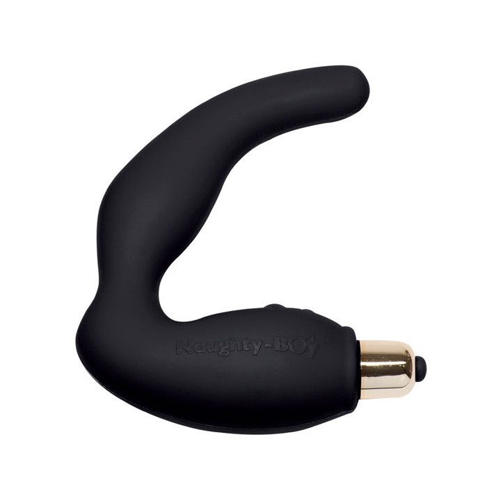 ROCKS-OFF - NAUGHTY-BOY MALE G-SPOT MASSAGER 7 V BLACK
