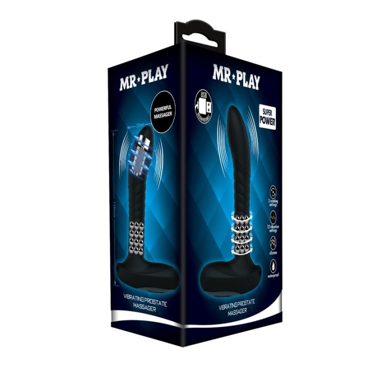 MR PLAY - PROSTATE MASSAGER WITH ROTATION AND VIBRATION