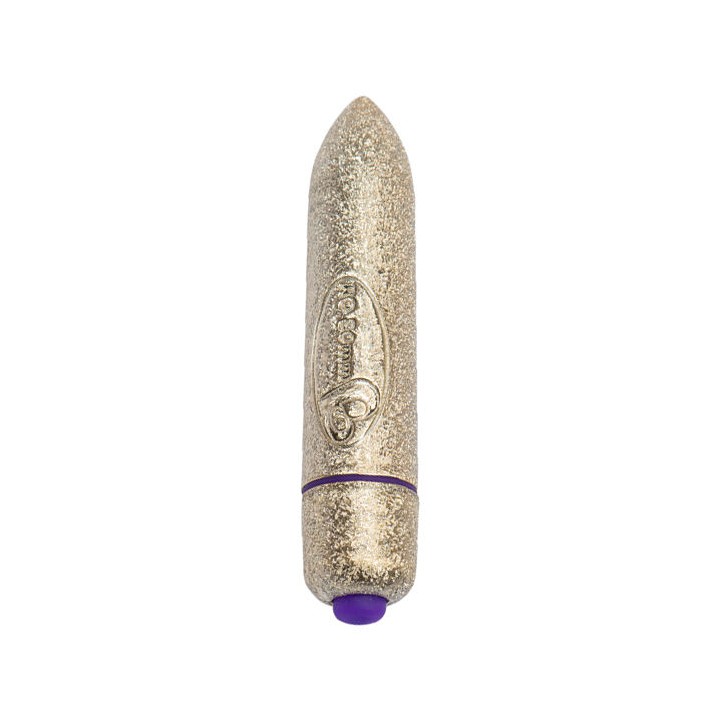 ROCKS-OFF - RO-80 MM GOLD VIBRATING BULLET 7 V