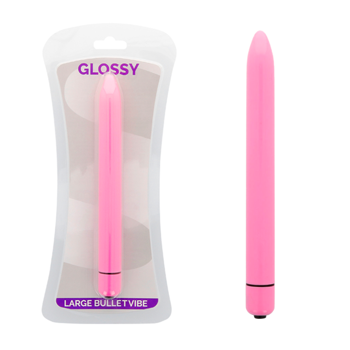 GLOSSY - SLIM VIBRATOR DEEP ROSE