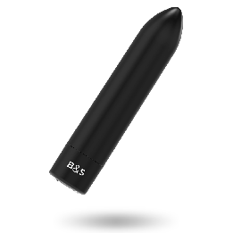BLACK&SILVER - KERNEX 2 BLACK VIBRATING MAGNETIC BULLET