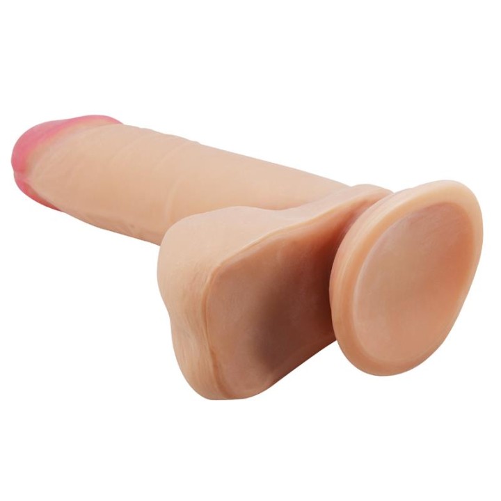 Dildo con Piel Deslizante Retractil 20.5 cm
