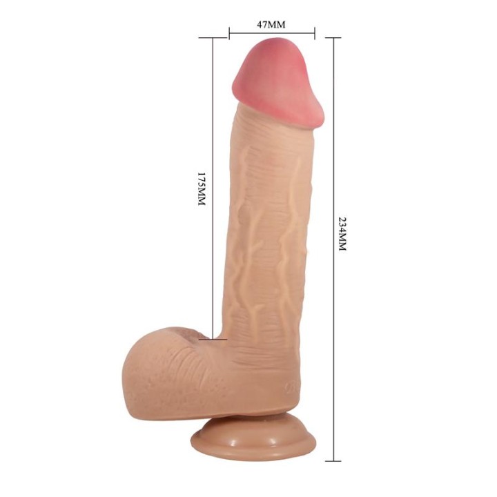 Dildo Realista con con Piel Retractil 9.2