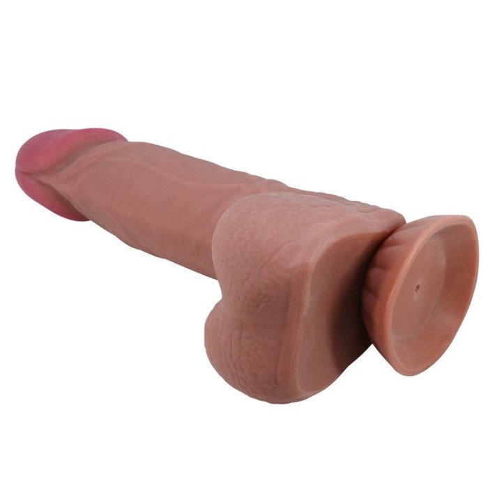 Dildo Realista Piel Deslizante Retractil 21.8 cm
