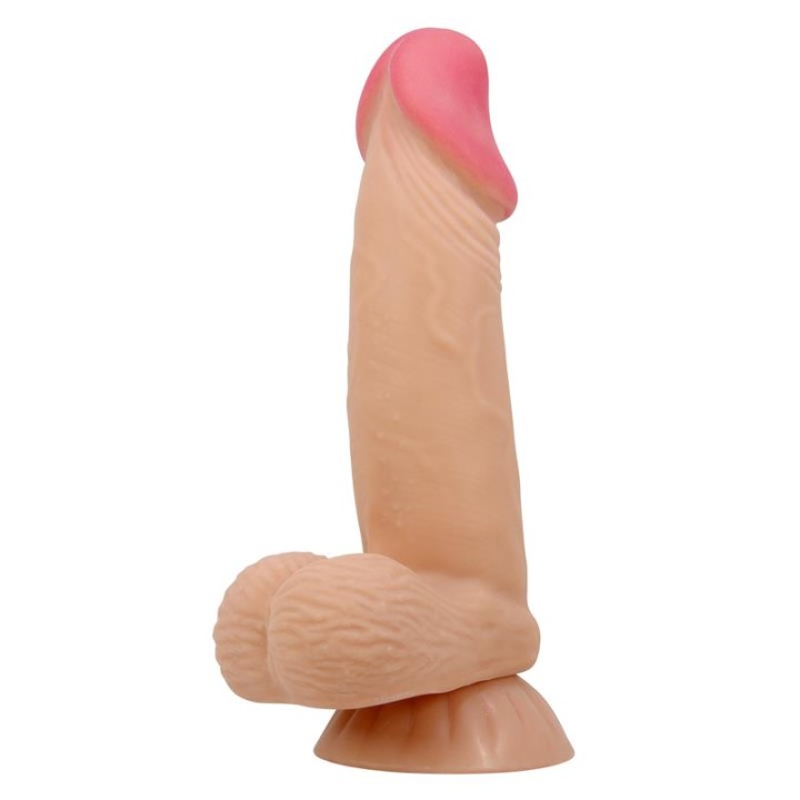 Dildo Realista con Piel Deslizante Retractil 19.4 cm