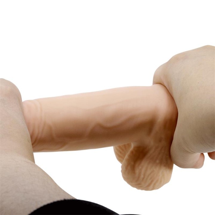 Dildo Realista con Piel Deslizante Retractil 19.4 cm