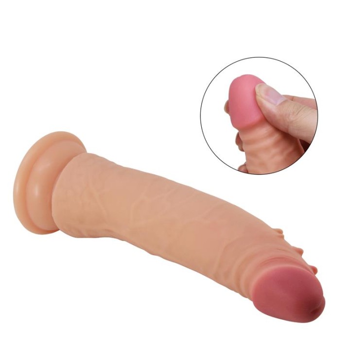 Kable Dildo con Piel Deslizante Retractil 8.3