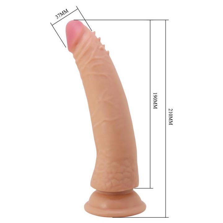 Kable Dildo con Piel Deslizante Retractil 8.3