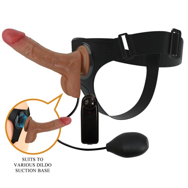 Oher Arnés con Dildo con vibración y Función Squirt