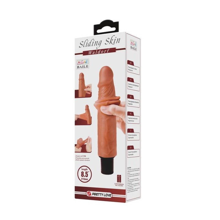 Waldorf Dildo con Piel Retractil 8,5