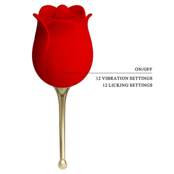 Estimulador Rose Lover com Vibração e Sucção