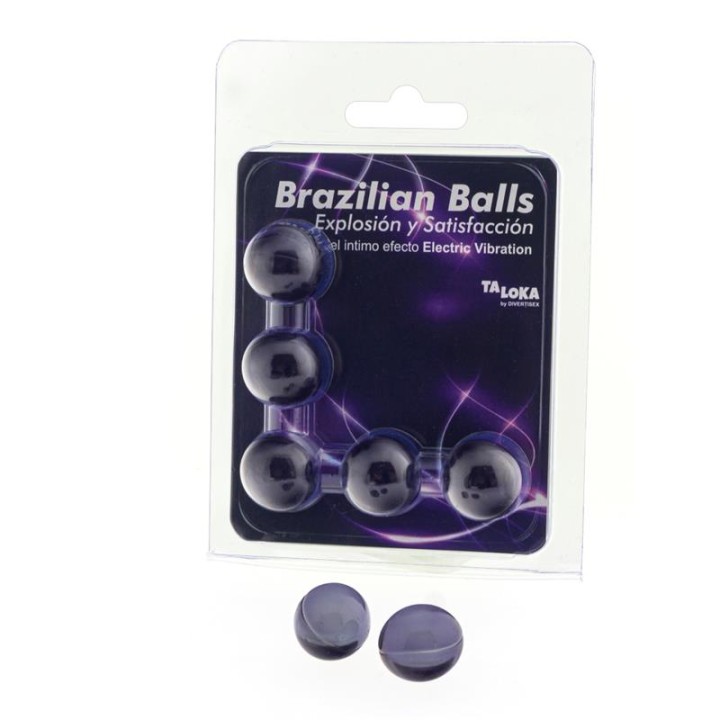 Conjunto 5 Bolas Brasileiras Gel Efeito Elétrico Vibração