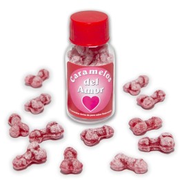 Bote de Caramelos Pene Amor 12 unidades