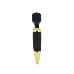 Massajador Pretty Love Power Wand Preto e Dourado