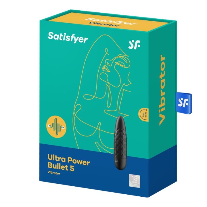 SATISFYER - ULTRA POWER BULLET 5 BLACK