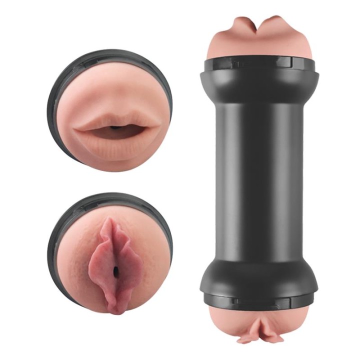 Masturbador Duplo Treino Master Vagina e Boca