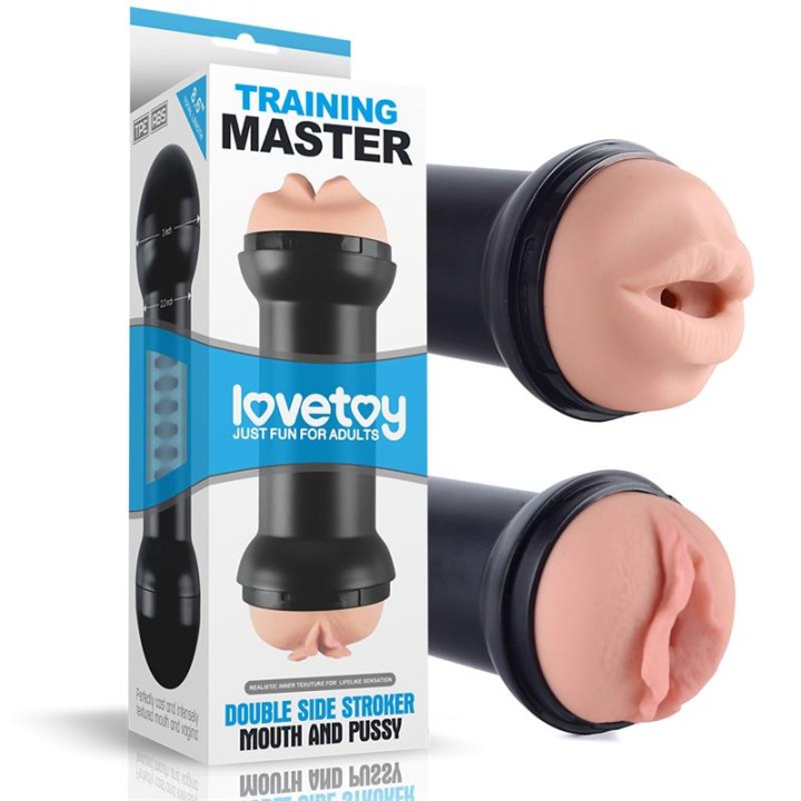 Masturbador Duplo Treino Master Vagina e Boca