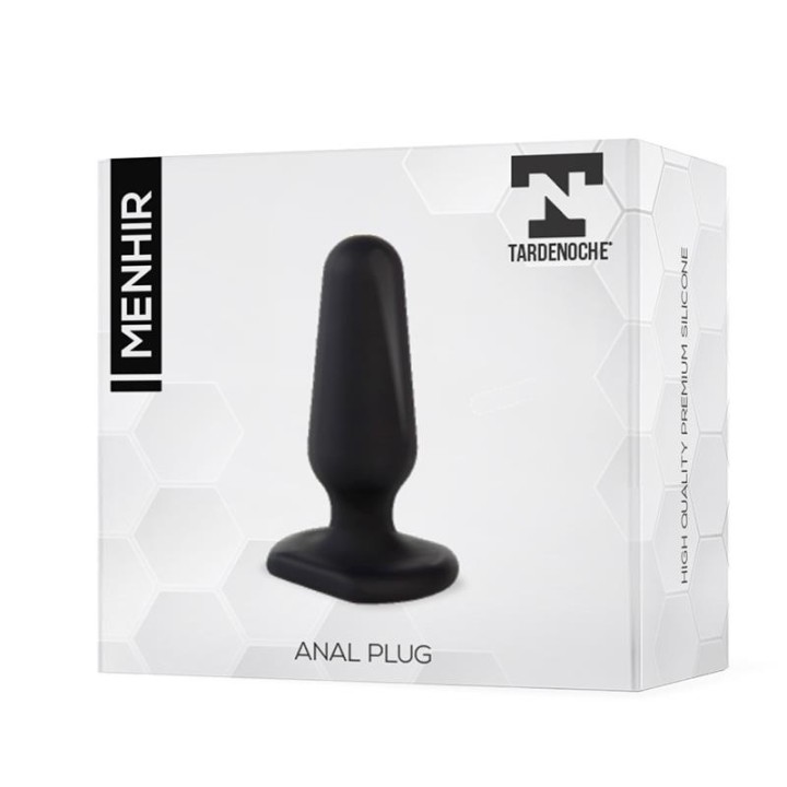 Menhir Plug Anal Silicone Preto